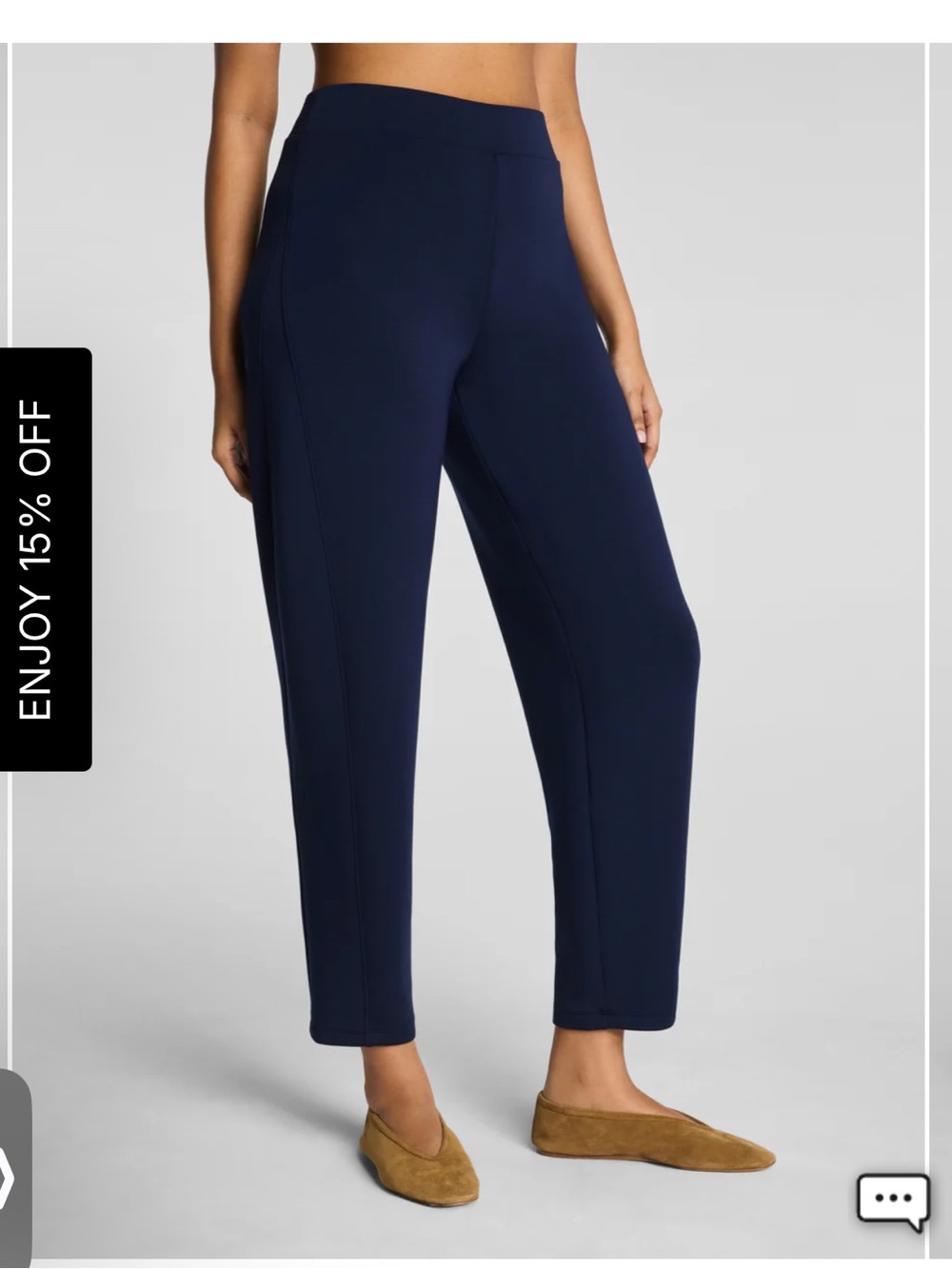 SPANX Barrel Leg Pant - Navy